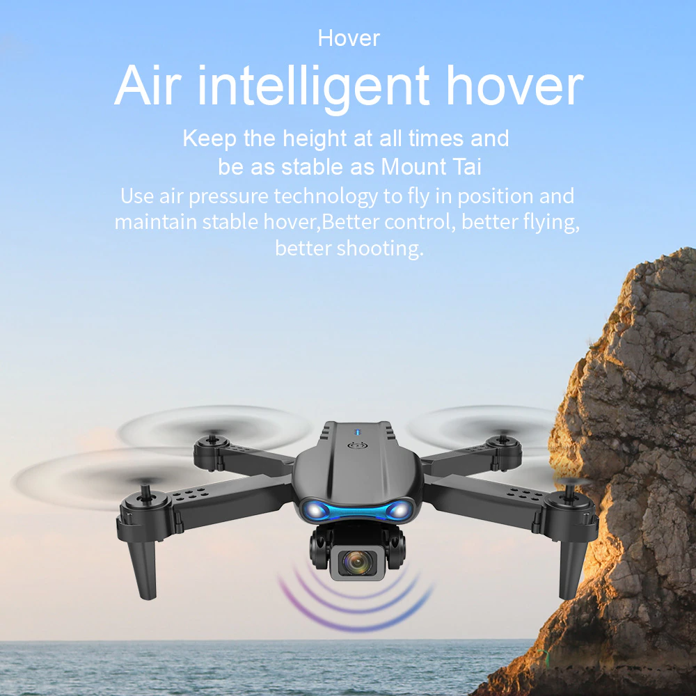 Drones Quadcopter 5G 4K GPS Drone X Pro con Cámara Dual HD WiFi FPV Plegable RC