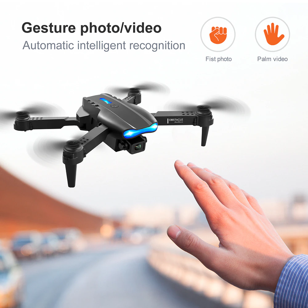 Drones Quadcopter 5G 4K GPS Drone X Pro con Cámara Dual HD WiFi FPV Plegable RC