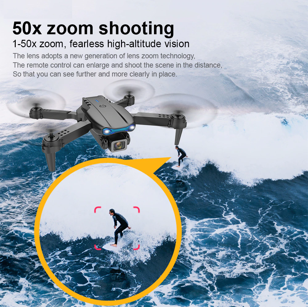 Drones Quadcopter 5G 4K GPS Drone X Pro con Cámara Dual HD WiFi FPV Plegable RC
