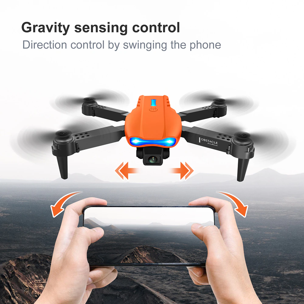Drones Quadcopter 5G 4K GPS Drone X Pro con Cámara Dual HD WiFi FPV Plegable RC