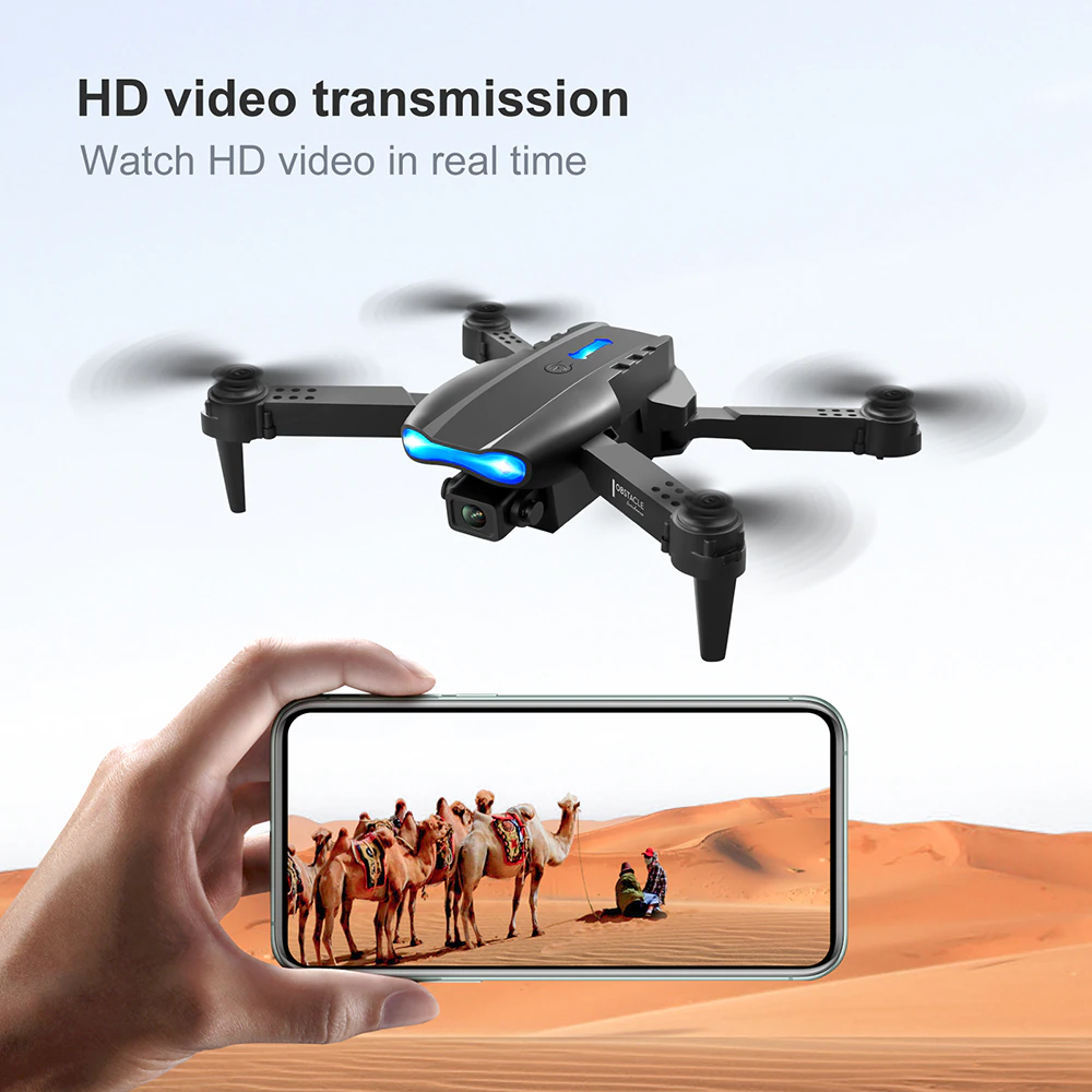 Drones Quadcopter 5G 4K GPS Drone X Pro con Cámara Dual HD WiFi FPV Plegable RC