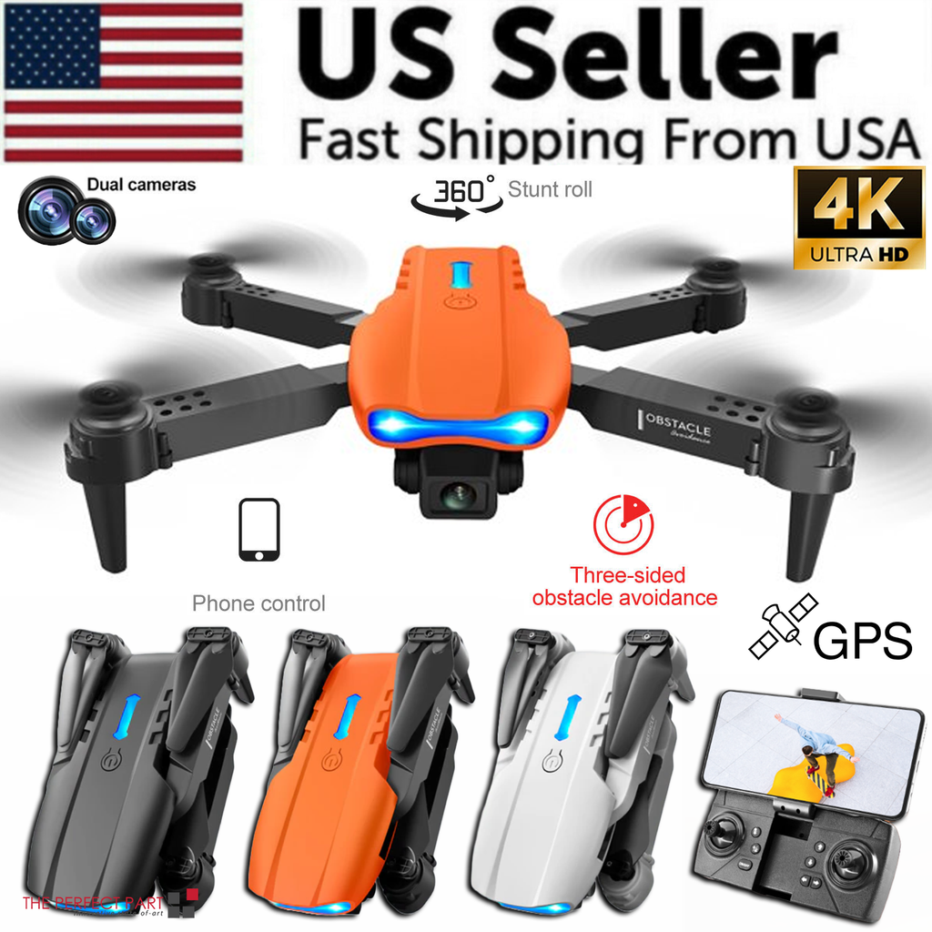 Drones Quadcopter 5G 4K GPS Drone X Pro con Cámara Dual HD WiFi FPV Plegable RC