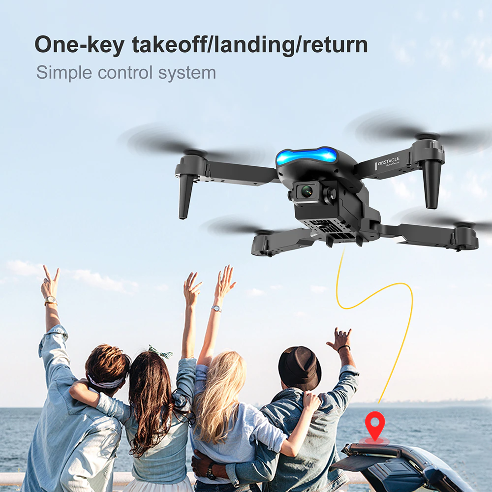 Drones Quadcopter 5G 4K GPS Drone X Pro con Cámara Dual HD WiFi FPV Plegable RC